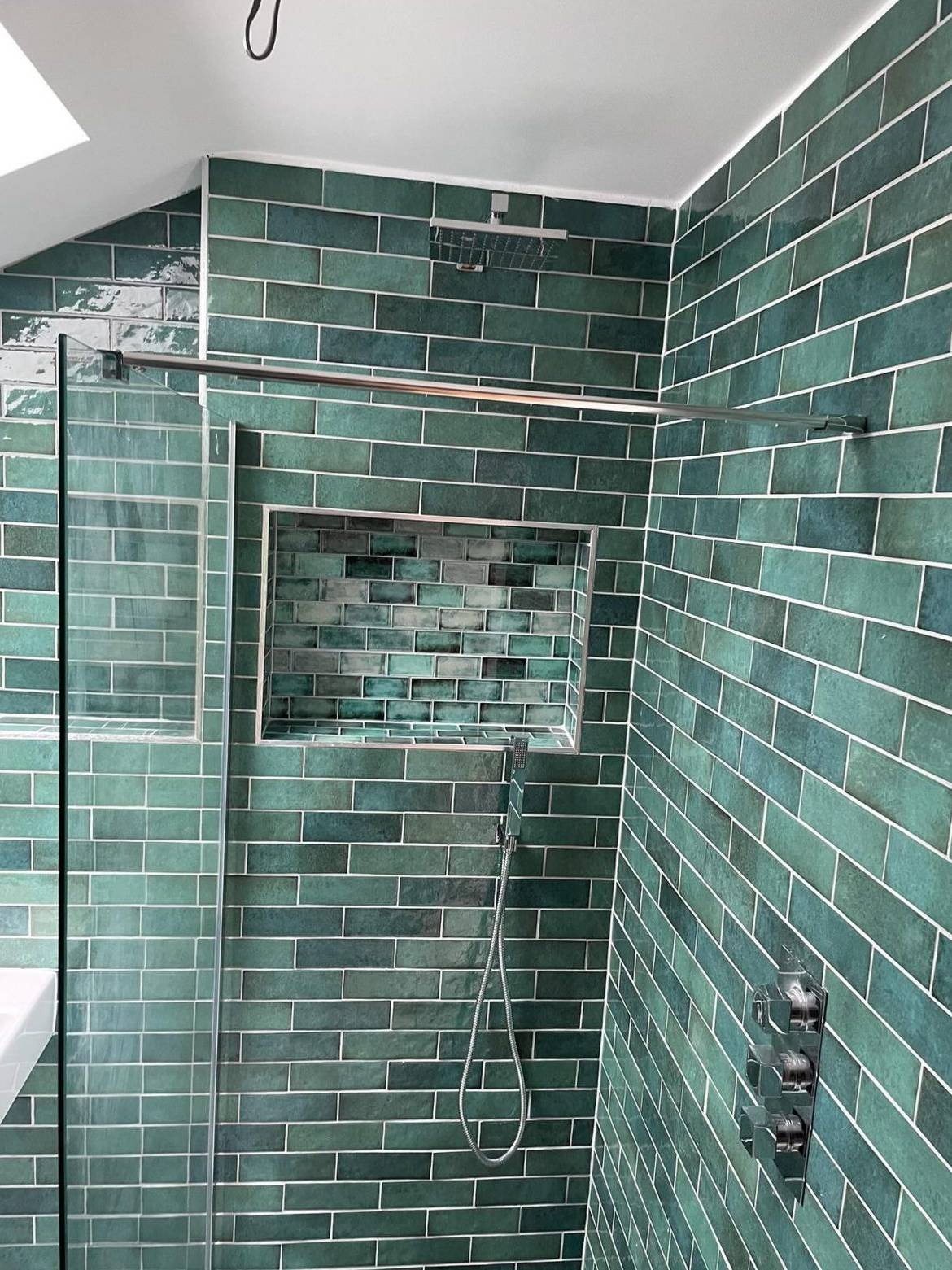 Metro Tiles Installation in Bathroom