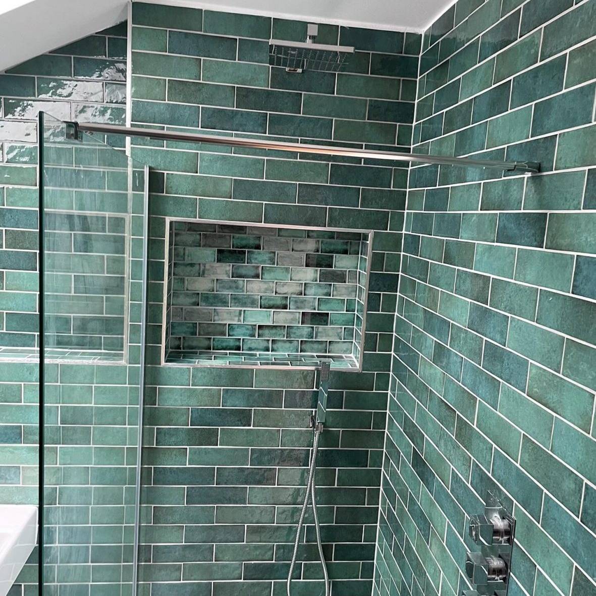 Metro Tiles Installation in Bathroom
